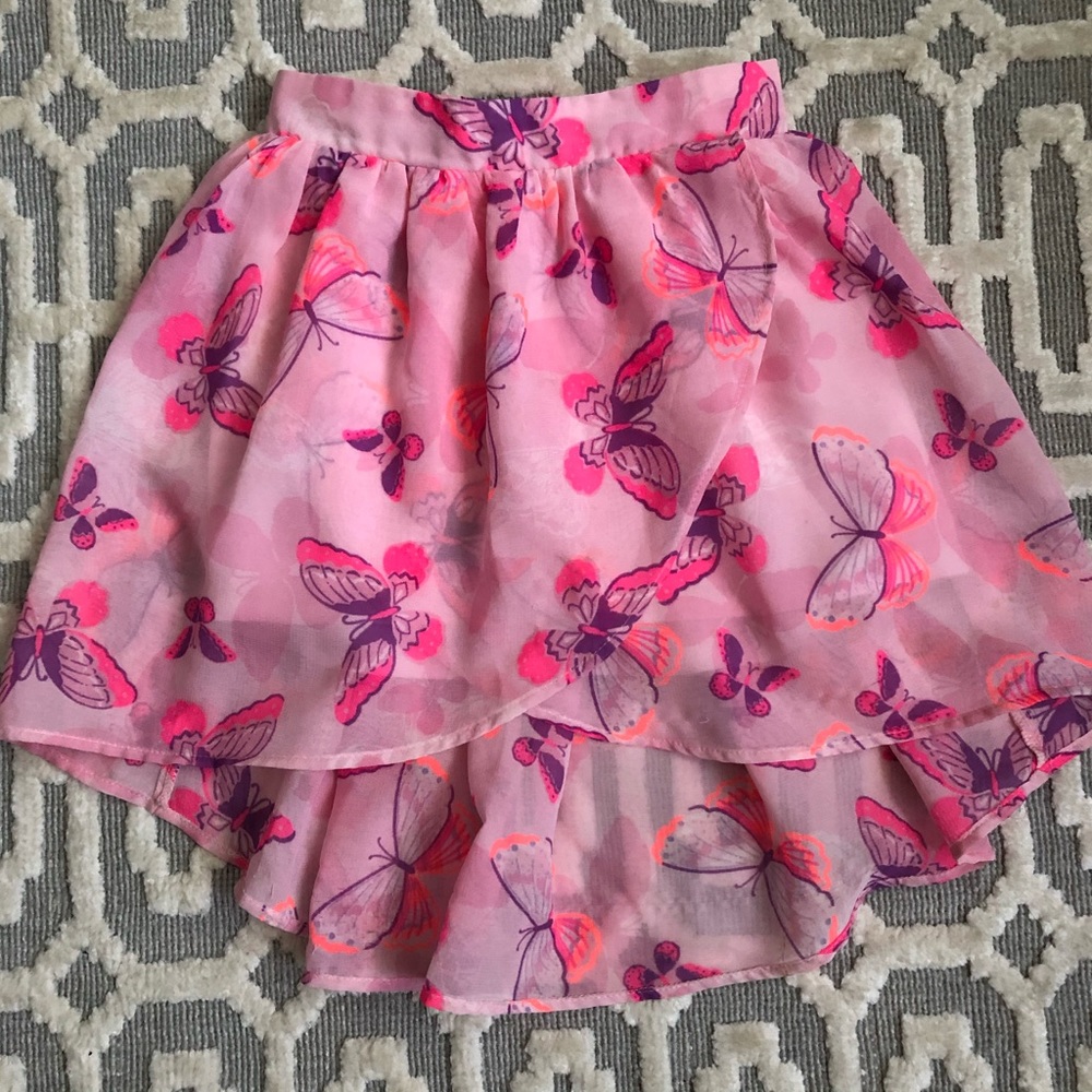 Children’s Place girl’s high low flowy skirt
